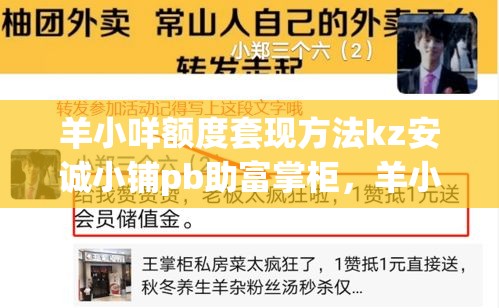 羊小咩额度套现方法kz安诚小铺pb助富掌柜，羊小咩额度套现方法