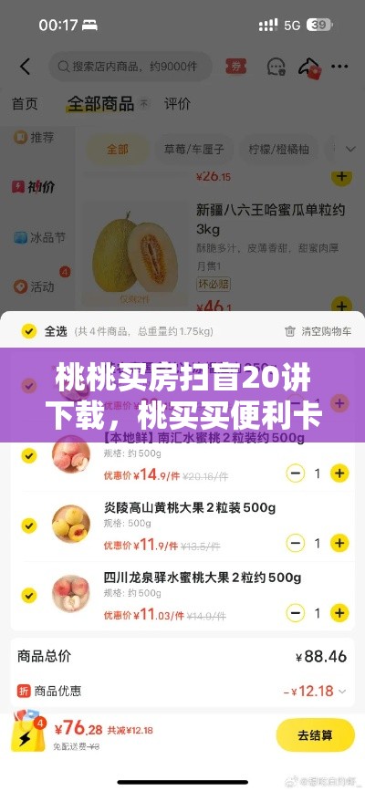 桃桃买房扫盲20讲下载，桃买买便利卡怎么套出来