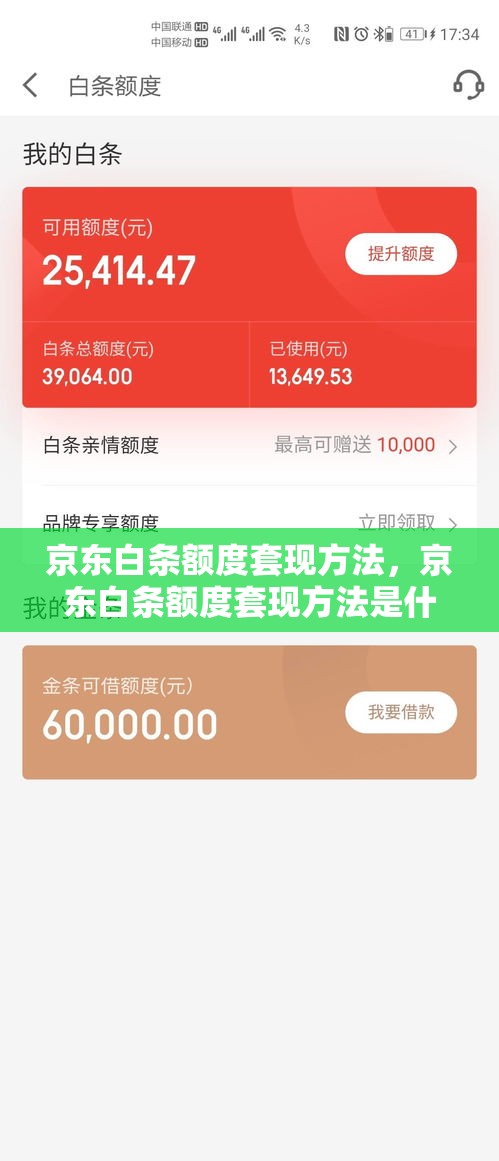 京东白条额度套现方法，京东白条额度套现方法是什么