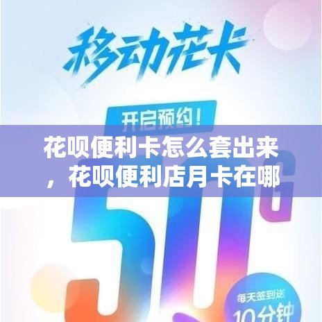 花呗便利卡怎么套出来，花呗便利店月卡在哪些地方可以使用