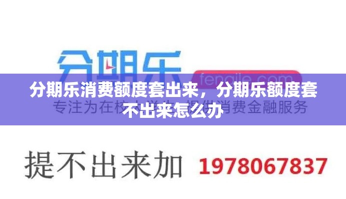 分期乐消费额度套出来，分期乐额度套不出来怎么办