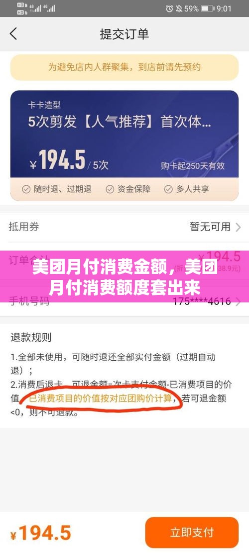 美团月付消费金额，美团月付消费额度套出来
